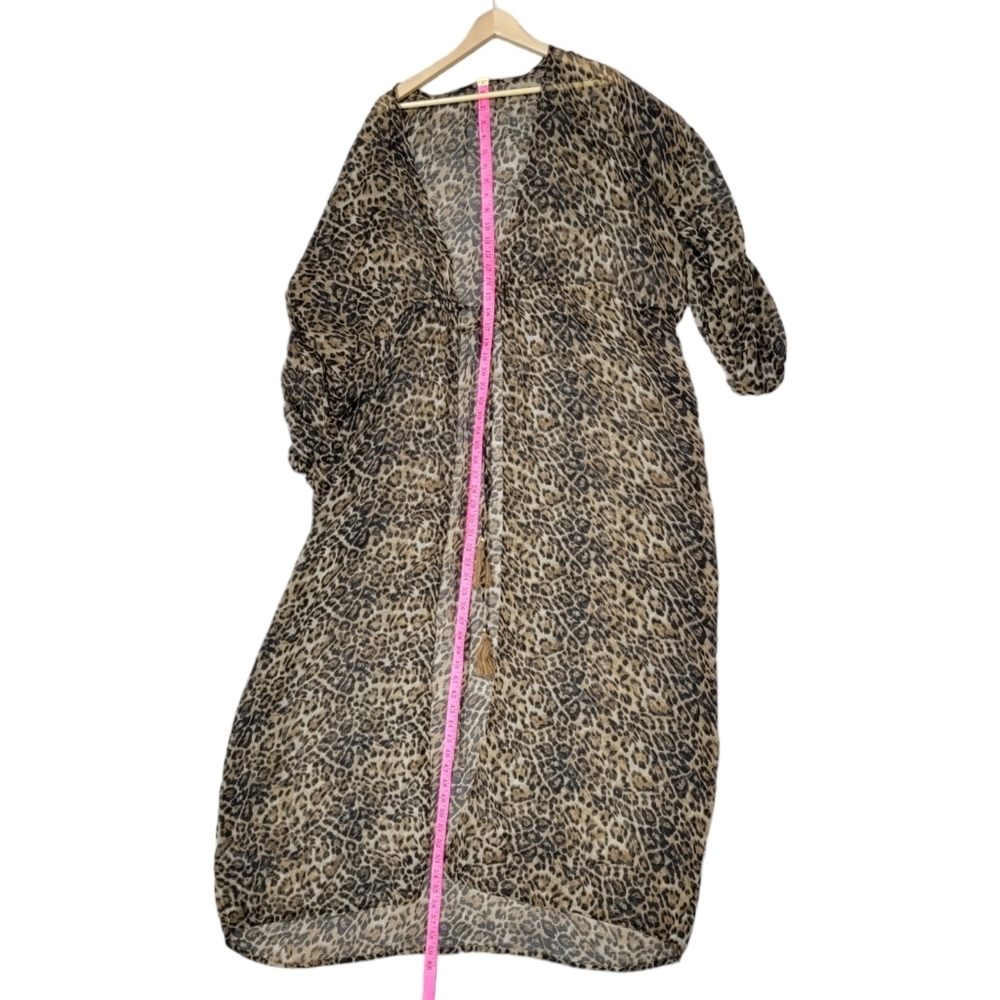 Fashion Nova Sheer Animal Print Cover Up - Picture 5 of 9